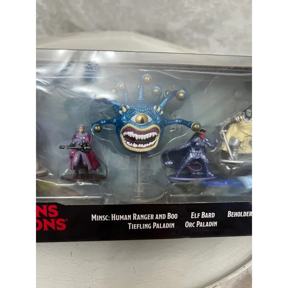 Jada Dungeons & Dragons Die-Cast Metal Nano Metalfigs 5-Pack Beholder Minsc Boo